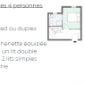 Les Menuires - Le Hameau de la Sapiniere. Les Menuires - Apartamento 3 pieza. s 4 personas. 45m2 Balcon 